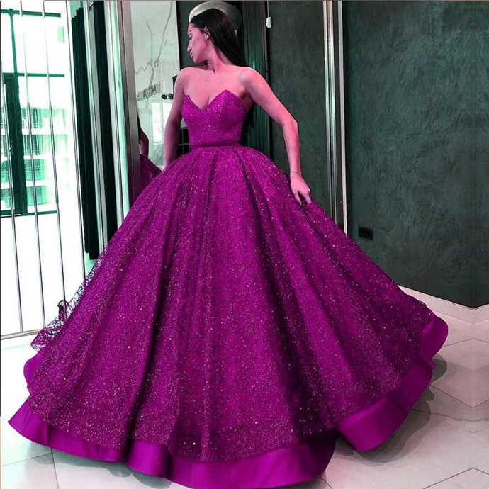 Ball Gown Prom Dress Floor Length Quinceanera Dress cg21085