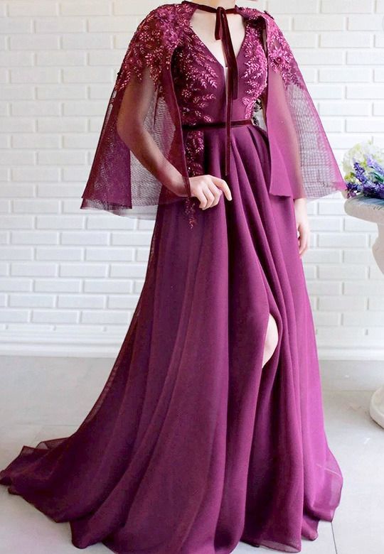 purple Prom Dresses evening dress cg21239