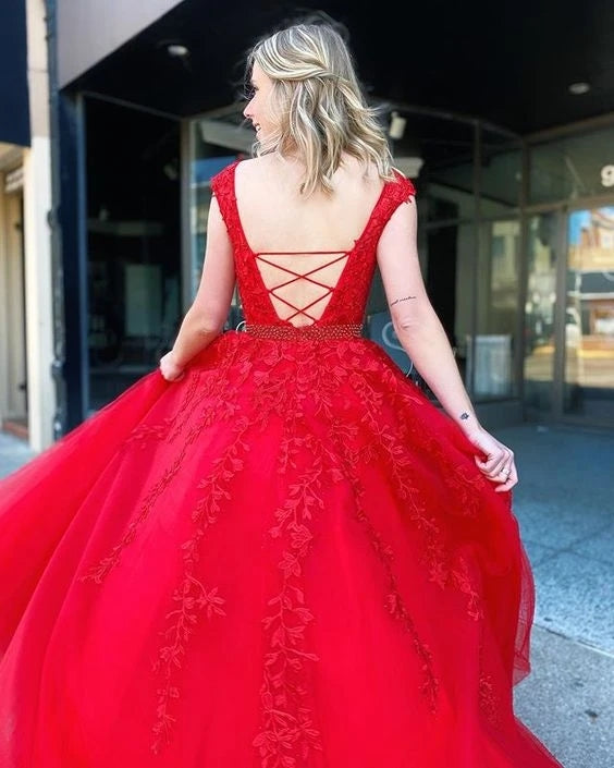 Applique and Beading Long Prom Dresses 8th Graduation Dress School Dance Wedding Formal Dress cg21379