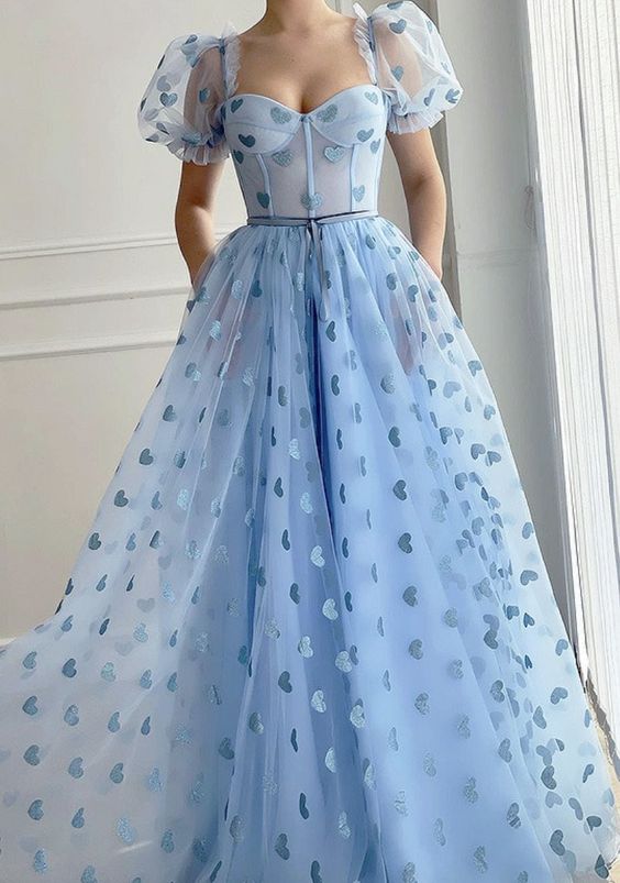 Prom Dress Party Dress Elegant blue Long Evening Dress cg21472