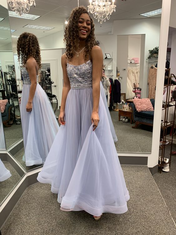 Gorgeous A-Line V Neck Long Dresses prom gown cg21584