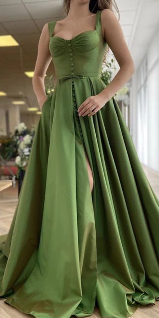 Fabulous Elegant Spaghetti Straps Formal Prom Dresses,Cheap Prom Dresses cg21685