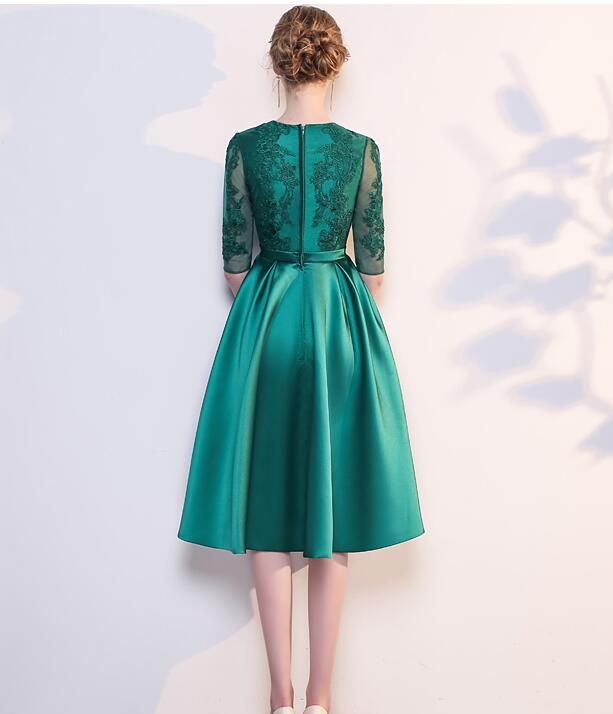 Green Short Party Dress Homecoming Dress cg21790