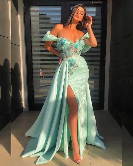 Off The Shoulder mermaid Evening Dress prom dress cg22418