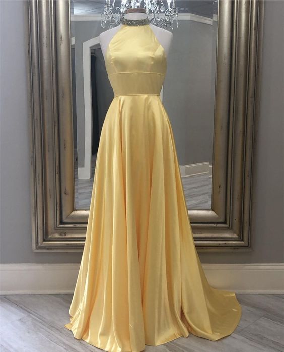 Long Yellow Prom Dresses for Women Formal Dress Evening Gowns cg22498