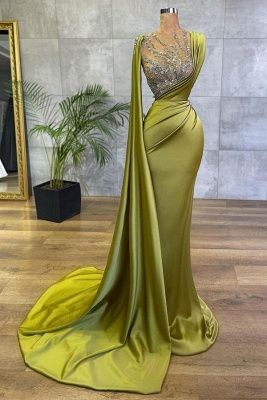 Green Prom Dresses Cheap | Evening dresses long glitter cg23343