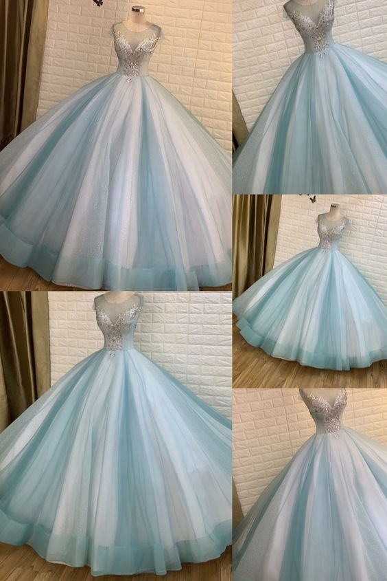 Off the shoulder with hanging sleeves Beaded lace on the bodice Lace-up back Short train Formal prom Gown cg23415