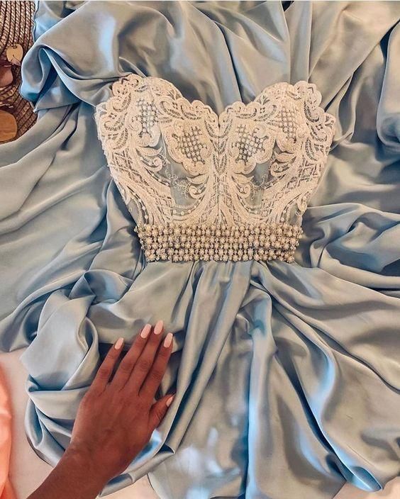 Sweetheart Prom Dresses,A-Line Real Made Formal Prom Dress cg23489