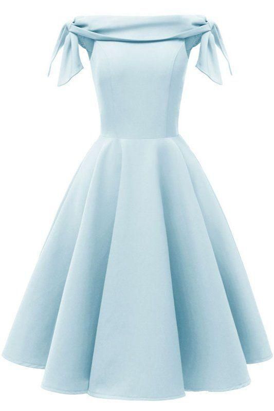 Simple Short Homecoming Dresses Blue Graduation Dresses cg23525