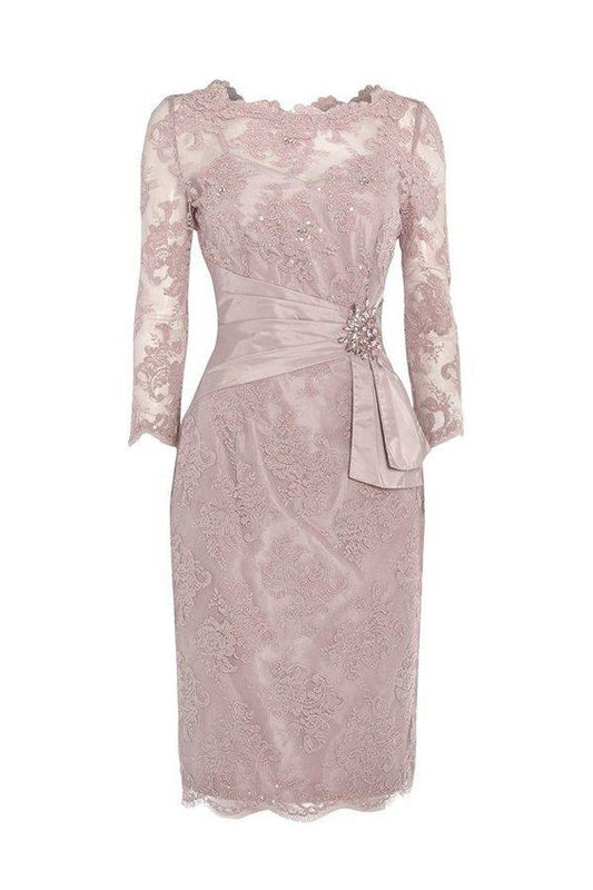 New Arrival Sheath Mothers Dresses With Lace Blink Sequins Elegant Mother Of The Bride Dress Long Sleeve Evening Gowns Prom Dress      cg24234
