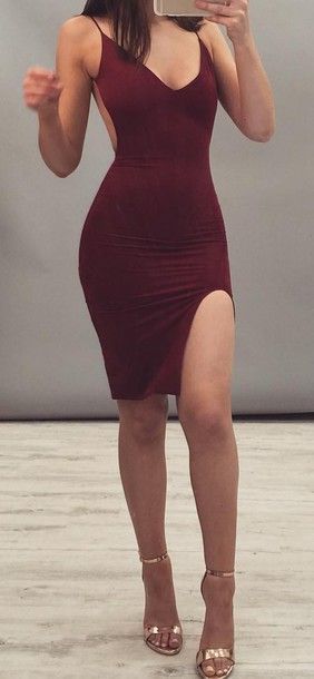 Spaghetti Dress,Backless Dress,Mini Dress,Fashion Homecoming dress cg2470