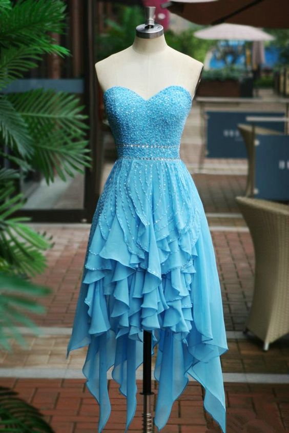 High Low Dress, Homecoming Dresses, Graduation Party Dresses, Formal Dress For Teens cg3258