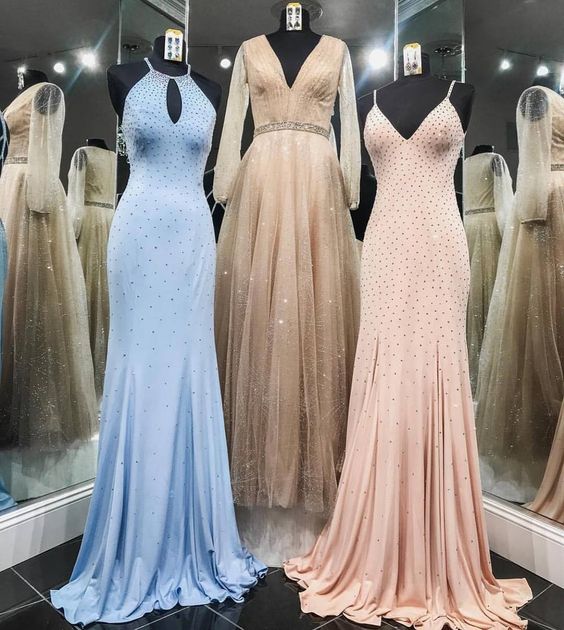 Mermaid Handmade Beaded Prom Dress cg5988