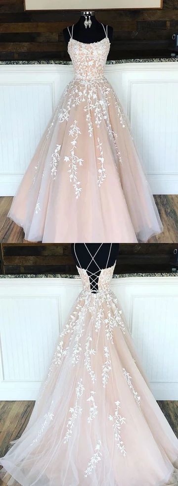 Custom made tulle lace long prom dress, evening dress cg6001
