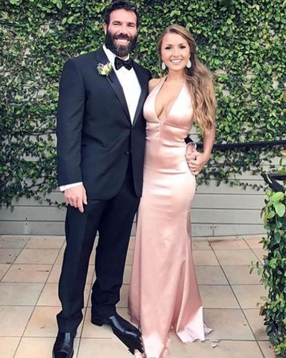 Stunning Halter Prom Dress Pageant Dress V-Neck Formal Dress cg6221