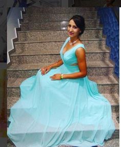 Prom Dresses Split, A-Line/Princess Chiffon Cheap Blue Sweetheart Prom Dresses cg6726