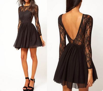 Lace Homecoming Dress,Black Homecoming Dress cg6897
