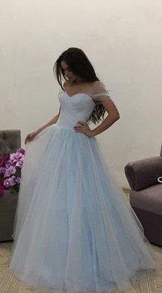 Charming Prom Dress, Elegant Tulle Prom Dress, Long Evening Dress cg7044