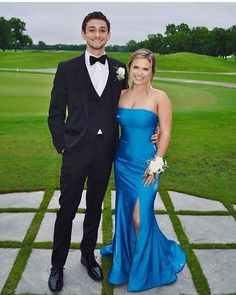 Sweetheart Mermaid Blue Evening prom Dress with Slit cg7410