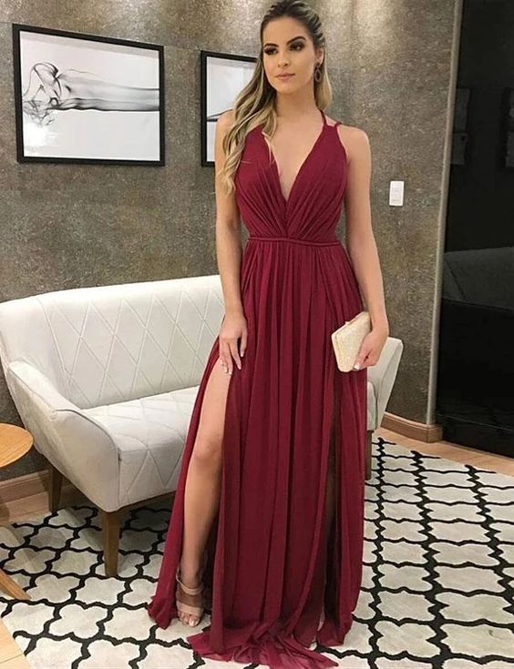 Chiffon Prom Dresses Formal Dresses Wedding Party Dresses cg7476