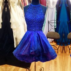 Charming homecoming Dress, Sexy Tulle Evening Dress, Beaded Party Dress cg7756