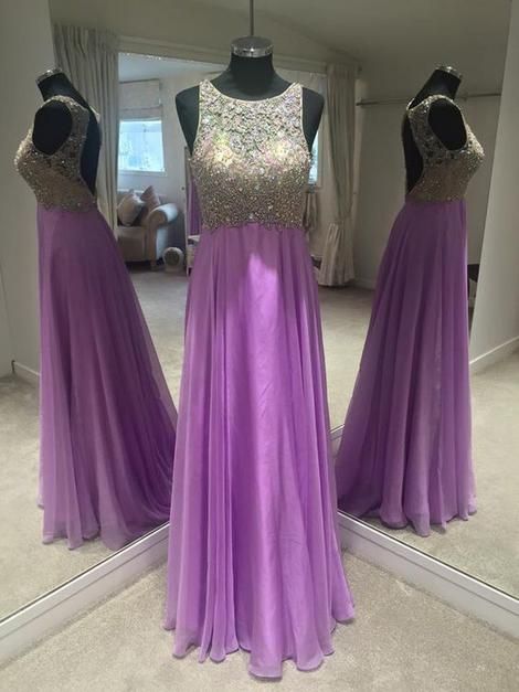 Charming Prom Dress,Elegant Prom Dress,Chiffon Evening Dress, Long Dress,Sleeveless Formal Dress cg7919