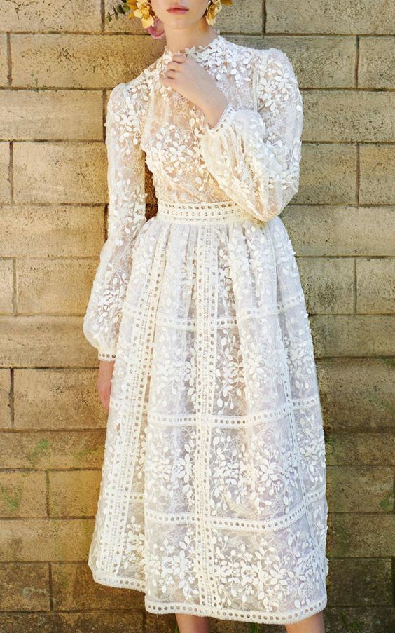 Long Sleeve Tea Length prom Dress cg8362