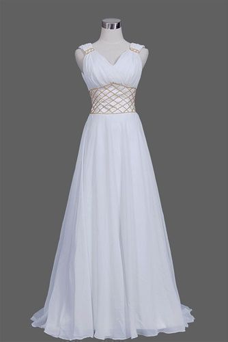 A Line Prom Dress,white Prom Dress, Long Woman Dresses cg8470