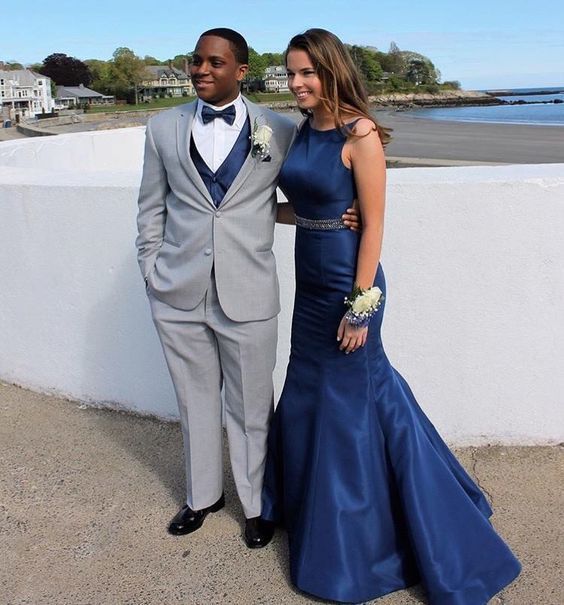 Royal Blue Mermaid Evening Dress, Long Prom Dress cg8898