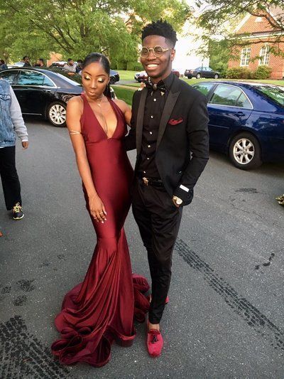 Burgundy Mermaid Prom Dresses V Neck Prom Dress cg8906