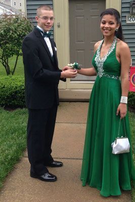 Simple Green Long Prom Dress cg8907