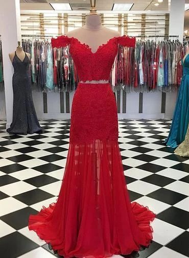 2020 red prom dress cg8931
