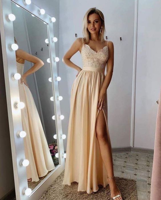 Spaghetti Straps prom dresses 2020,Prom Dress,Evening Dress,Prom Dresses cg9186