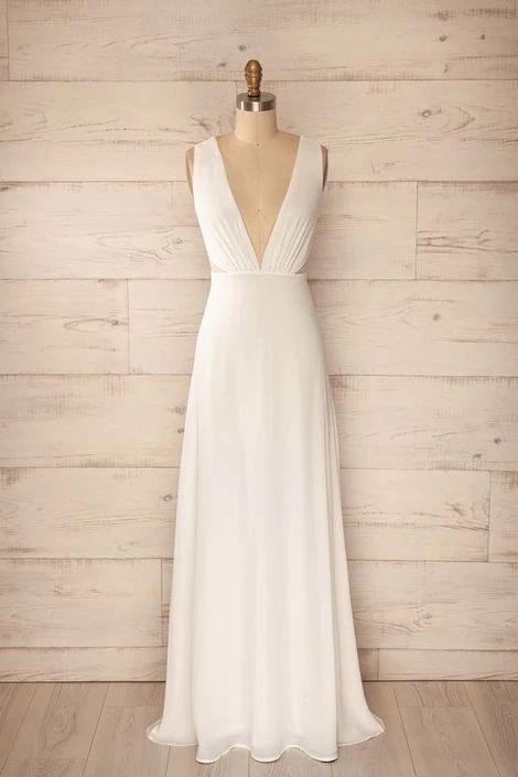 White Prom Dress, Charming Long Prom Dress,Fashion Prom Dress cg9470