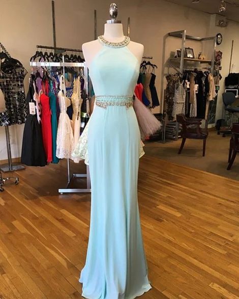 Elegant Prom Dress,Mermaid Prom Dress,Long Prom Dress,Floor Length Sleeveless Prom Dresses cg9478