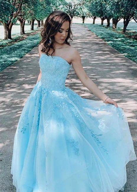 2020 Prom Dresses With Applique and Beading, Long Prom Dress ,Fashion School Dance Dress Formal Dress cg9733