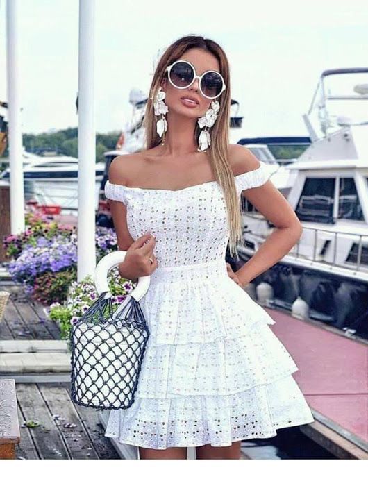 White lace ruffle short bodycon women mini dress spring summer homecoming dresses cg9791