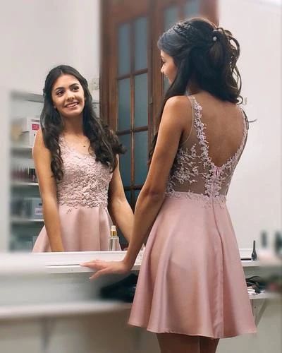 Appliques Homecoming Dress,Short party Dresses,Homecoming Dress,Graduation Dress cg9900