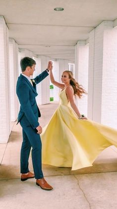 Elegant Yellow Long Evening prom Dress cg9945