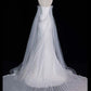 White Mermaid Long Sleeve Wedding Dress  cg25055