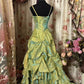 A Line Green Straps Sleeveless Party Dress Green Long Prom Dress      cg25259