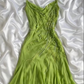 Green Chiffon Short Party Dress Cocktail Dresses Homecoming Dress     cg25730