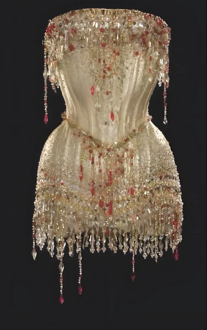 Luxurious Gold Strapless Beaded Sheath Short Prom Dress Cocktail Dress Homecoming Dress cg26134