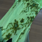 Vintage Green Prom Party Dress Beading Evening Dress Birthday Outfit cg26358