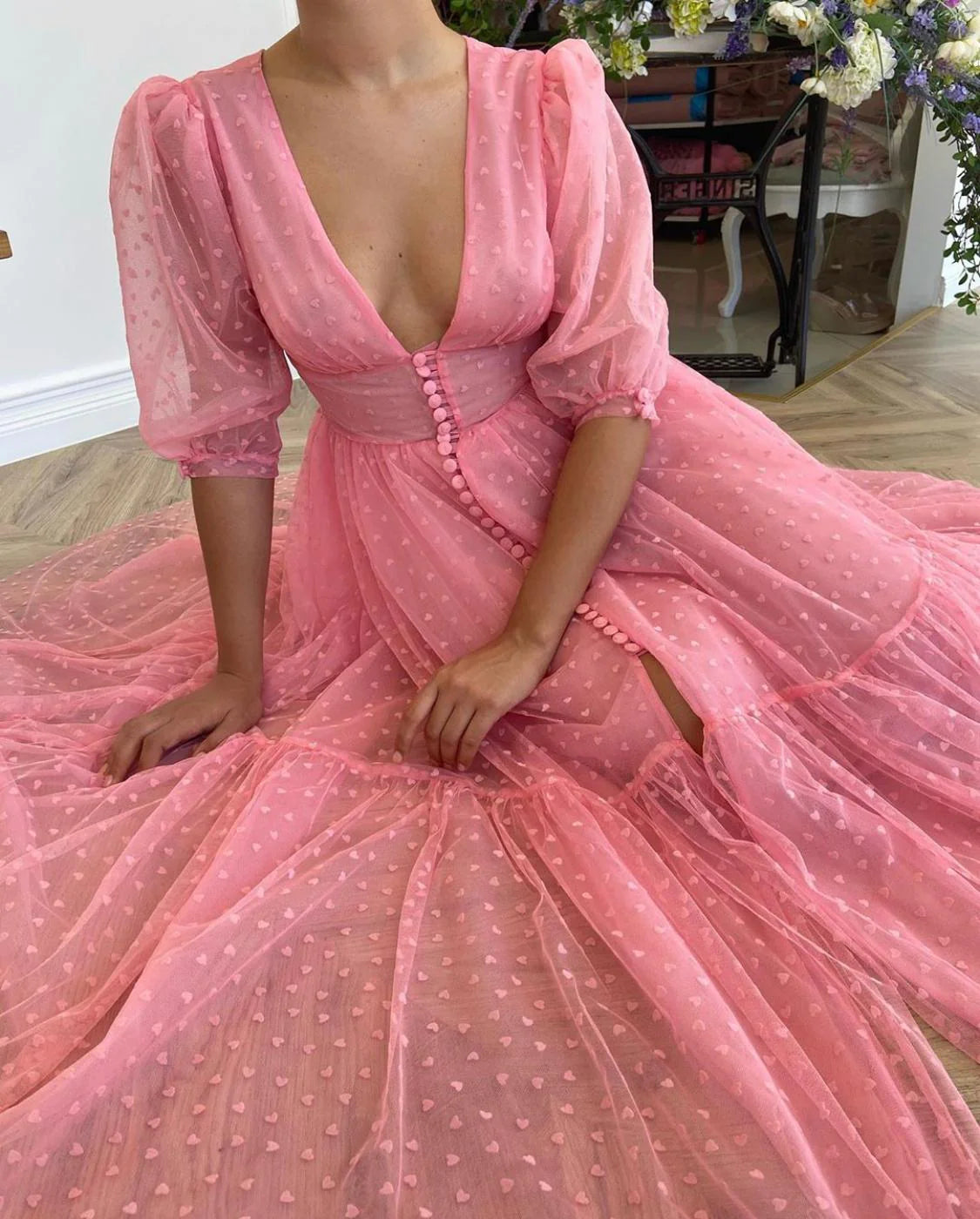 Prom Dress Pink, Formal Dress, Evening Dress, Pageant Dance Dresses    cg18400