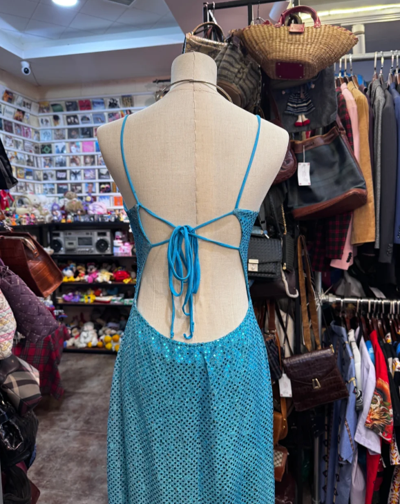 Open Back Blue Prom Party Dress Evening Dress Party Dress cg26352