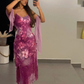 Vintage Flora Evening Dress Formal Prom Party Dress Birthday Dress cg26168