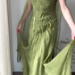 Vintage Green Prom Party Dress Evening Dress Birthday Outfit cg26357