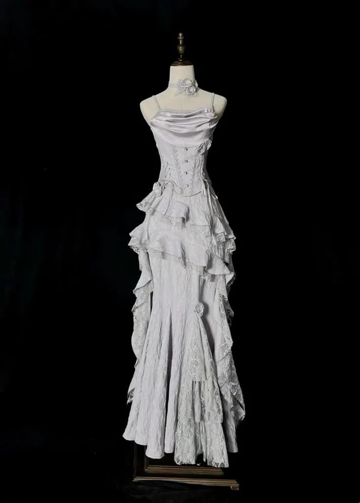 Retro Fashion Elegant Lace Homecoming Dress Prom Dress Evening Gown cg26227