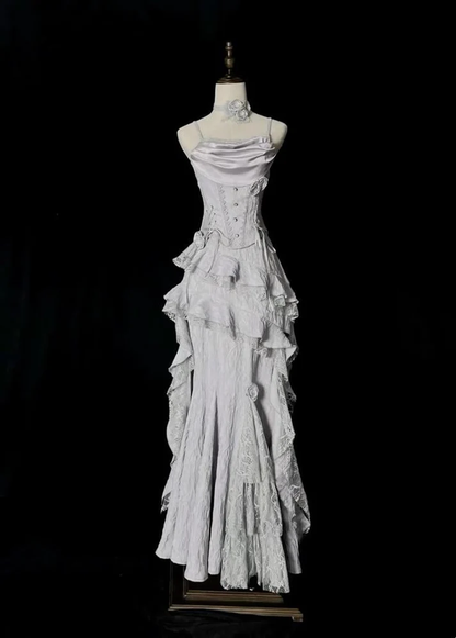 Retro Fashion Elegant Lace Homecoming Dress Prom Dress Evening Gown cg26227